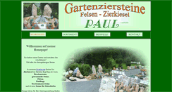 Desktop Screenshot of gartenziersteine.at