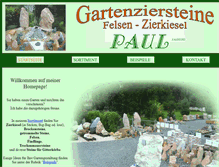 Tablet Screenshot of gartenziersteine.at